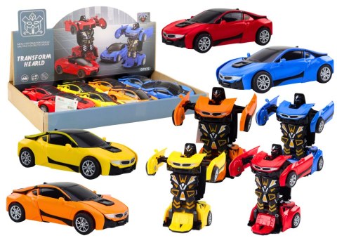 Auto-Robot 2w1 Robot 4 Kolory LEAN TOYS Auto-Robot 2w1 Robot 4 Kolory LEAN TOYS