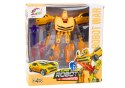 Auto-Robot 2w1 Sportowy Żółty Zestaw Broni 3szt LEAN Toys