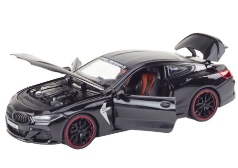 Auto Sportowe Metalowe Napęd Frykcyjny Otwierane Elementy 1:24 Czarne LEAN Toys Auto Sportowe Metalowe Napęd Frykcyjny Otwierane Elementy 1:24 Czarne LEAN Toys
