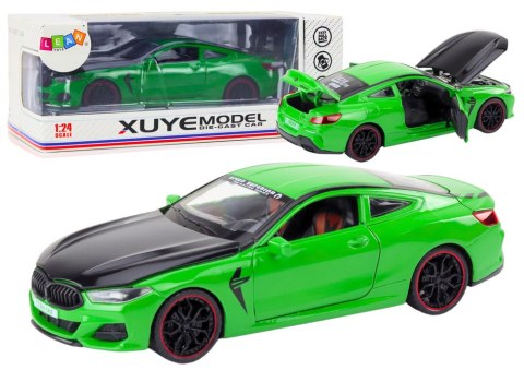Auto Sportowe Metalowe Napęd Frykcyjny Otwierane Elementy 1:24 Zielone LEAN Toys Auto Sportowe Metalowe Napęd Frykcyjny Otwierane Elementy 1:24 Zielone LEAN Toys