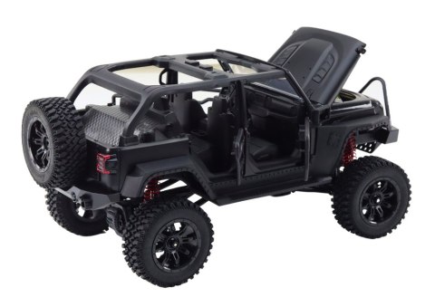 Auto Terenowe Zdalnie Sterowane RC 2.4G Napęd 4x4 Czarny LEAN Toys Auto Terenowe Zdalnie Sterowane RC 2.4G Napęd 4x4 Czarny LEAN Toys