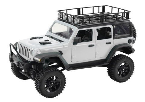 Auto Terenowe Zdalnie Sterowane RC 2.4G Napęd 4x4 Szary LEAN Toys Auto Terenowe Zdalnie Sterowane RC 2.4G Napęd 4x4 Szary LEAN Toys