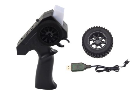 Auto Terenowe Zdalnie Sterowane RC 2.4G Napęd 4x4 Szary LEAN Toys Auto Terenowe Zdalnie Sterowane RC 2.4G Napęd 4x4 Szary LEAN Toys
