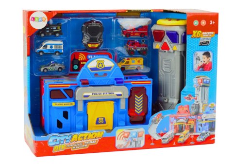 Baza Straż Pożarna Policja Centrum Dowodzenia Pojazdy 6 Szt LEAN Toys Baza Straż Pożarna Policja Centrum Dowodzenia Pojazdy 6 Szt LEAN Toys