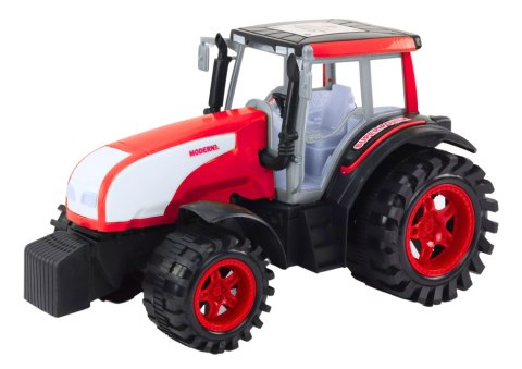Duży Traktor Farmerski Rolniczy Napęd Czerwony LEAN Toys Duży Traktor Farmerski Rolniczy Napęd Czerwony LEAN Toys