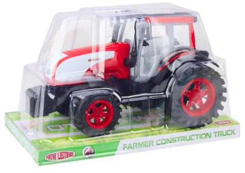 Duży Traktor Farmerski Rolniczy Napęd Czerwony LEAN Toys Duży Traktor Farmerski Rolniczy Napęd Czerwony LEAN Toys