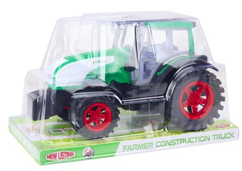 Duży Traktor Farmerski Rolniczy Napęd Zielony LEAN Toys Duży Traktor Farmerski Rolniczy Napęd Zielony LEAN Toys