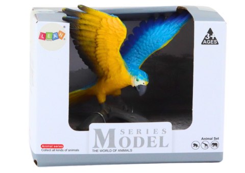 Figurka Papuga Ara Ararauna 7 cm Niebiesko-Żółta LEAN Toys Figurka Papuga Ara Ararauna 7 cm Niebiesko-Żółta LEAN Toys