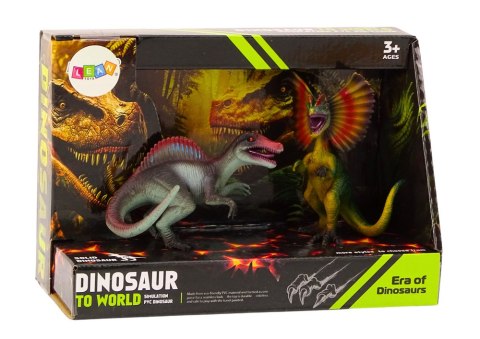Figurki Dinozaurów Spinozaur Dilofozaur Zestaw 2el LEAN TOYS Figurki Dinozaurów Spinozaur Dilofozaur Zestaw 2el LEAN TOYS