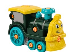 Lokomotywa Do Skręcania Kreskówkowa DIY Zielony LEAN Toys