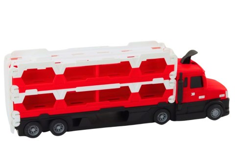 Lora Laweta Tor Wyścigowy 2w1 Światła Dźwięki Znaki Autka Czerwony LEAN Toys Lora Laweta Tor Wyścigowy 2w1 Światła Dźwięki Znaki Autka Czerwony LEAN Toys