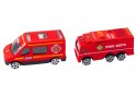 Lora Laweta Tor Wyścigowy 2w1 Światła Dźwięki Znaki Autka Czerwony LEAN Toys