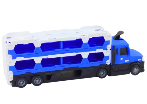 Lora Laweta Tor Wyścigowy 2w1 Światła Dźwięki Znaki Autka Niebieska LEAN Toys Lora Laweta Tor Wyścigowy 2w1 Światła Dźwięki Znaki Autka Niebieska LEAN Toys