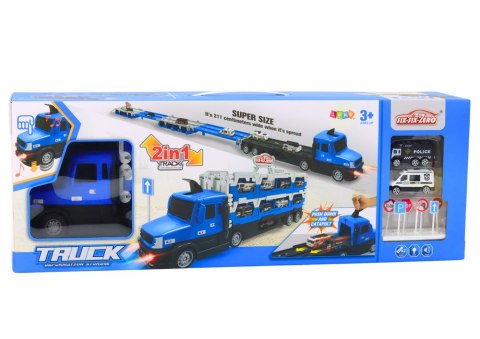Lora Laweta Tor Wyścigowy 2w1 Światła Dźwięki Znaki Autka Niebieska LEAN Toys Lora Laweta Tor Wyścigowy 2w1 Światła Dźwięki Znaki Autka Niebieska LEAN Toys