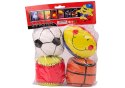 Miękkie Piłki Sportowe Koszykówka Rugby Piłka Nożna Baseball Zestaw 4ele. LEAN Toys