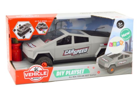 Nowoczesne Auto Do Rozkręcania DIY Śrubokręt Szare LEAN Toys Nowoczesne Auto Do Rozkręcania DIY Śrubokręt Szare LEAN Toys