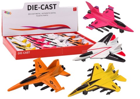 Odrzutowiec Myśliwiec Z Napędem Frykcyjnym Metalowy LEAN TOYS Odrzutowiec Myśliwiec Z Napędem Frykcyjnym Metalowy LEAN TOYS