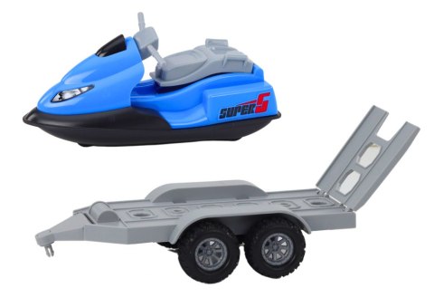 Quad z Przyczepą do przewozu Łodzi oraz Skuterem Wodnym LEAN Toys Quad z Przyczepą do przewozu Łodzi oraz Skuterem Wodnym LEAN Toys