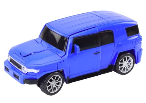Robot Auto 2w1 Transformacja Akcesoria Broń Niebieski LEAN Toys Robot Auto 2w1 Transformacja Akcesoria Broń Niebieski LEAN Toys