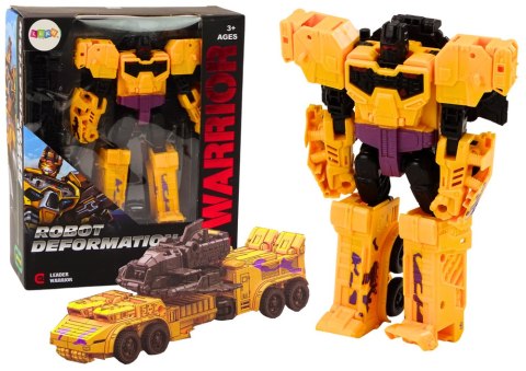 Robot-Czołg Z Bronią 2w1 Transformacja X-Warrior Żółty LEAN Toys Robot-Czołg Z Bronią 2w1 Transformacja X-Warrior Żółty LEAN Toys