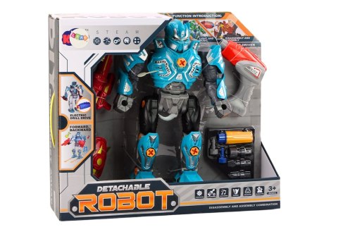 Robot Do Skręcania Broń Wiertarka Śrubokręt Światła Dźwięk Turkusowy LEAN Toys Robot Do Skręcania Broń Wiertarka Śrubokręt Światła Dźwięk Turkusowy LEAN Toys