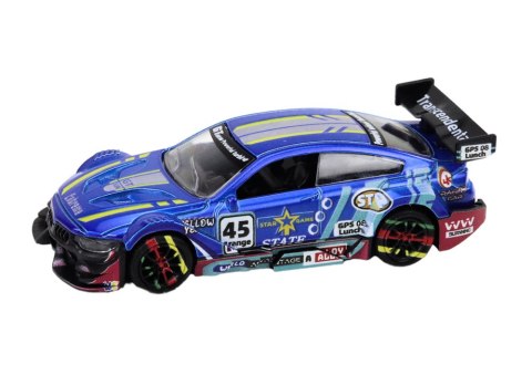 Samochód Sportowy Auto Metalowe Wyścigowe 1:36 Napęd Mix LEAN TOYS Samochód Sportowy Auto Metalowe Wyścigowe 1:36 Napęd Mix LEAN TOYS
