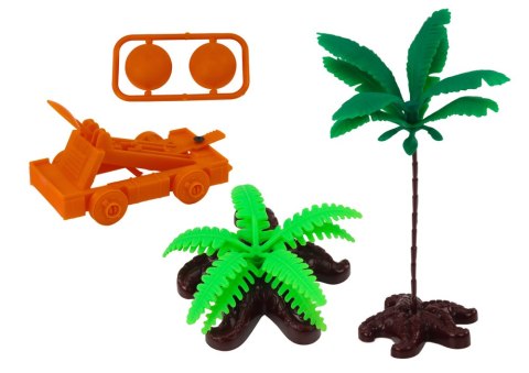 Statek Romański Rzymianie Światła Dźwięki Katapulta Palmy LEAN Toys Statek Romański Rzymianie Światła Dźwięki Katapulta Palmy LEAN Toys