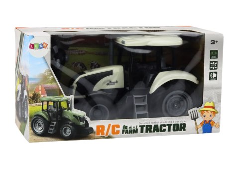 Traktor Zdalnie Sterowany RC 2.4G Dźwięki Biały LEAN Toys Traktor Zdalnie Sterowany RC 2.4G Dźwięki Biały LEAN Toys