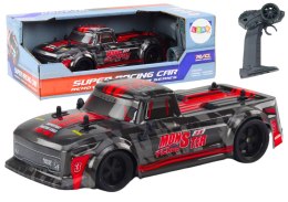 Zdalnie Sterowane Auto Pick-Up RC 1:18 Gumowe Opony Czerwony LEAN Toys
