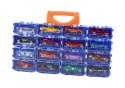 Zestaw Autek Resoraków W Walizce Metalowe 16 Sztuk LEAN Toys