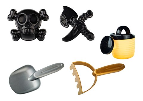 Zestaw Do Piasku Piracki Wiaderko Konewka Sitko Zestaw 6 ele. LEAN Toys Zestaw Do Piasku Piracki Wiaderko Konewka Sitko Zestaw 6 ele. LEAN Toys