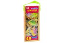 Zestaw Magnesów Drewnianych Jednorożce Kolorowe 20 Sztuk LEAN Toys