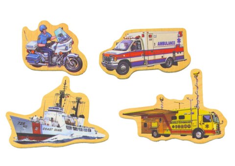 Zestaw Magnesy Drewniane Pojazdy Statki Samoloty 20 Sztuk LEAN Toys Zestaw Magnesy Drewniane Pojazdy Statki Samoloty 20 Sztuk LEAN Toys