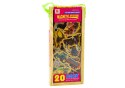 Zestaw Magnesy Drewniane Zwierzęta Domowe Maszyny Rolnicze 20 Sztuk LEAN Toys