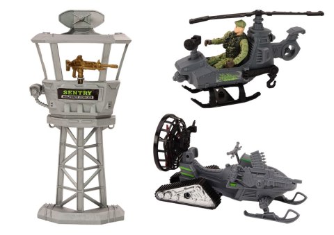 Zestaw Militarny Wojskowy Wóz Bojowy Helikopter Żołnierze Akcesoria Dźwięki LEAN Toys Zestaw Militarny Wojskowy Wóz Bojowy Helikopter Żołnierze Akcesoria Dźwięki LEAN Toys