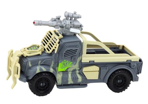 Zestaw Militarny Wojskowy Wóz Bojowy Myśliwiec Żołnierze Akcesoria Dźwięki LEAN Toys Zestaw Militarny Wojskowy Wóz Bojowy Myśliwiec Żołnierze Akcesoria Dźwięki LEAN Toys