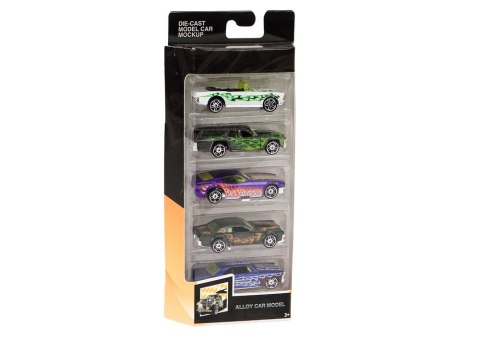 Zestaw Resoraków Autka 1:64 Metalowe 5 Sztuk LEAN Toys Zestaw Resoraków Autka 1:64 Metalowe 5 Sztuk LEAN Toys