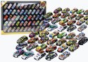 Zestaw Resoraków Autka Samochody Z Napędem Kolorowe 50 Sztuk LEAN Toys