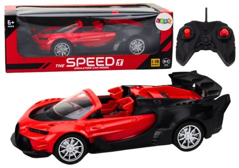 Autko Samochód Sportowy Zdalnie Sterowany RC 1:18 Czerwony LEAN Toys Autko Samochód Sportowy Zdalnie Sterowany RC 1:18 Czerwony LEAN Toys