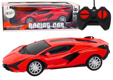 Autko Samochód Sportowy Zdalnie Sterowany RC 1:22 Czerwony LEAN Toys Autko Samochód Sportowy Zdalnie Sterowany RC 1:22 Czerwony LEAN Toys