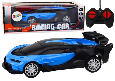 Autko Samochód Sportowy Zdalnie Sterowany RC 1:22 Niebieski LEAN Toys Autko Samochód Sportowy Zdalnie Sterowany RC 1:22 Niebieski LEAN Toys
