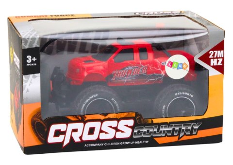 Autko Samochód Terenowy Zdalnie Sterowany RC 1:18 Czerwony LEAN Toys Autko Samochód Terenowy Zdalnie Sterowany RC 1:18 Czerwony LEAN Toys