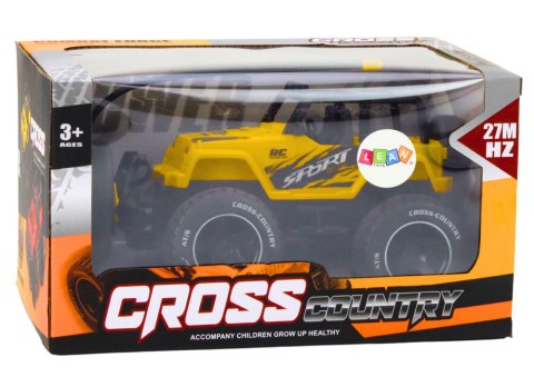 Autko Samochód Terenowy Zdalnie Sterowany RC 1:18 Żółty LEAN Toys Autko Samochód Terenowy Zdalnie Sterowany RC 1:18 Żółty LEAN Toys