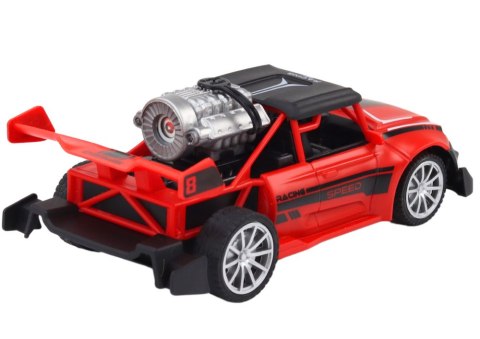 Autko Zdanie Sterowane RC 1:20 Efekt Dymny Światła Czerwony LEAN Toys Autko Zdanie Sterowane RC 1:20 Efekt Dymny Światła Czerwony LEAN Toys