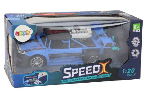 Autko Zdanie Sterowane RC 1:20 Efekt Dymny Światła Niebieski LEAN Toys Autko Zdanie Sterowane RC 1:20 Efekt Dymny Światła Niebieski LEAN Toys