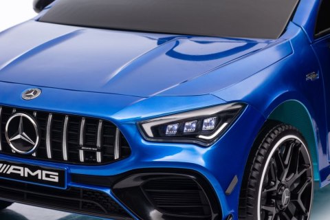 Auto Na Akumulator Mercedes CLA 45s AMG Niebieski Lakierowany 4x4 LEAN CARS Auto Na Akumulator Mercedes CLA 45s AMG Niebieski Lakierowany 4x4 LEAN CARS