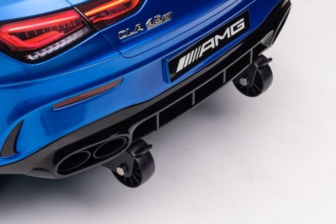 Auto Na Akumulator Mercedes CLA 45s AMG Niebieski Lakierowany 4x4 LEAN CARS Auto Na Akumulator Mercedes CLA 45s AMG Niebieski Lakierowany 4x4 LEAN CARS