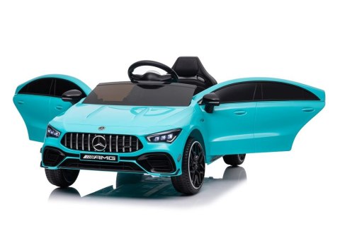 Auto Na Akumulator Mercedes CLA 45s AMG Turkusowy 4x4 LEAN CARS Auto Na Akumulator Mercedes CLA 45s AMG Turkusowy 4x4 LEAN CARS