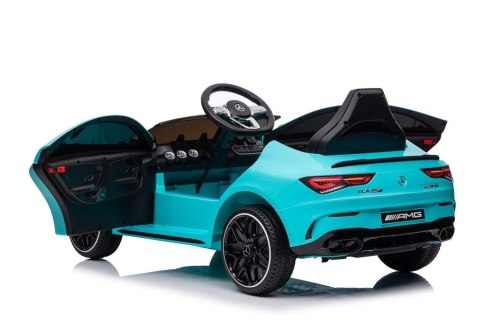 Auto Na Akumulator Mercedes CLA 45s AMG Turkusowy 4x4 LEAN CARS Auto Na Akumulator Mercedes CLA 45s AMG Turkusowy 4x4 LEAN CARS