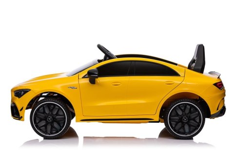 Auto Na Akumulator Mercedes CLA 45s AMG Żółty 4x4 LEAN CARS Auto Na Akumulator Mercedes CLA 45s AMG Żółty 4x4 LEAN CARS